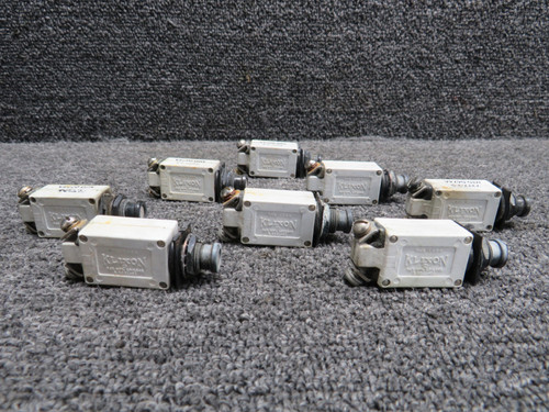7277-2-5 Klixon Push Circuit Breaker Set of 8 (5 Amps)