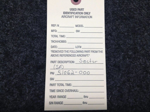 51062-000 Sector Assembly Rudder (SA)