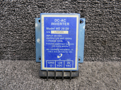 MD26-28 Mid Continent DC to AC Inverter (Volts: 28)