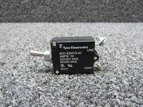 W31-X2M1G-40 Cessna 177RG Tyco Electronics Breaker Switch (Volts: 50)