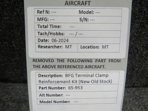 65-953 BFG Terminal Clamp Reinforcement Kit (New Old Stock)