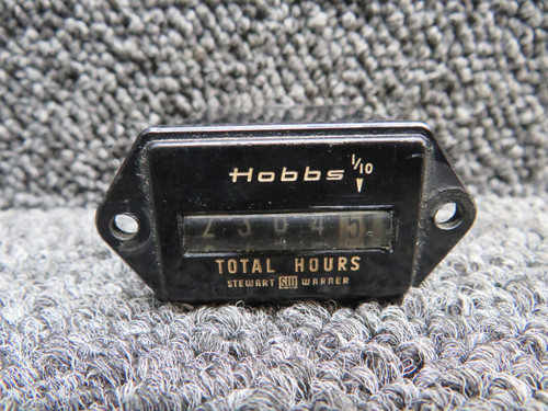 51006 Stewart Warner Hobbs Total Hours Meter Indicator (Hours: 2364.5)