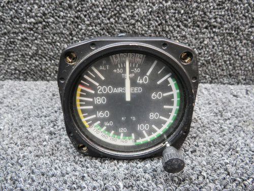 8125 United Instruments True Airspeed Indicator (Cloudy Glass) (Code: B.281)