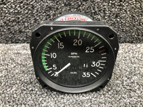 D1-112-5025 Mitchell 98480-25 Recording Mechanical Tachometer Indicator (H: 8.9)