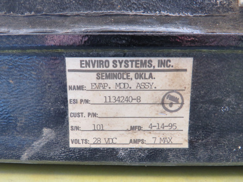 1134240-8 Enviro Systems Evaporator Module Assembly w Mount (Voltage ...