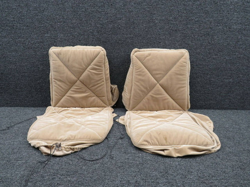 Cessna 210L Seat Cover Set Middle Recline LH / RH BAS Part Sales | Airplane Parts