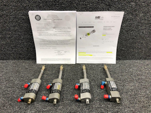 96-380034-25 (MPN: CM4000-1) CAP Master Brake Cylinder Set W/ Seat Kit & STC