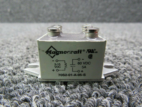 70S2-01-A-05-S Cessna T310R Magnecraft Panel Mount Relay (14-28 Volts) BAS Part Sales | Airplane Parts