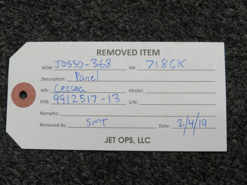 Does Not Apply 9912517-13 Cessna Access Panel Assembly (Chipped Paint) 