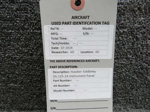  Hawker Siddleley DS.125-1A Instrument Panel 
