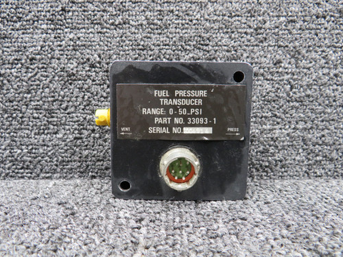 33093-1 Fuel Pressure Transducer Range 0-50 PSI