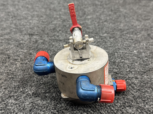 84D36-1 (Alt: 002-384001-1) Janitrol Aero Fuel Selector Valve Assembly w Handle