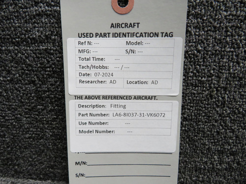 LA6-8I037-31-VK6072 Fitting