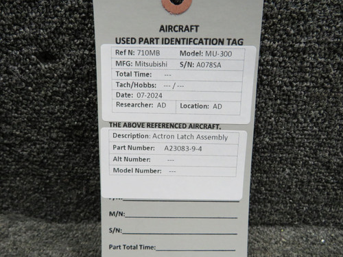 A23083-9-4 Actron Latch Assembly