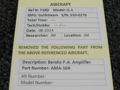 AMA-10A Bendix PA Amplifier Unit