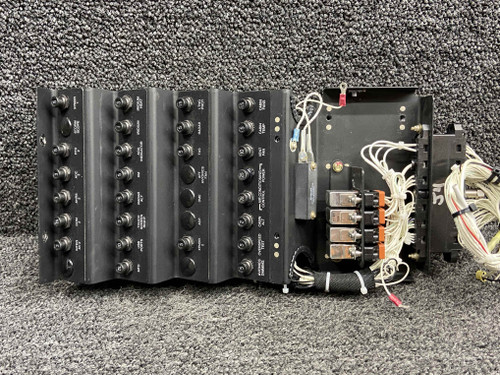 46F24A005-002 Klixon Co-Pilot Side Circuit Breaker Panel Assembly w Breakers