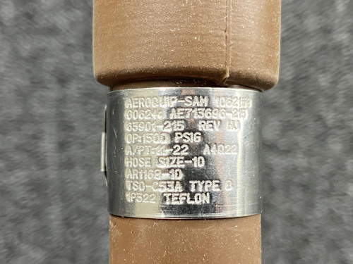 AE713696-215 (Alt: 63901-215) Aeroquip Hose Assembly (PSIG: 1500)