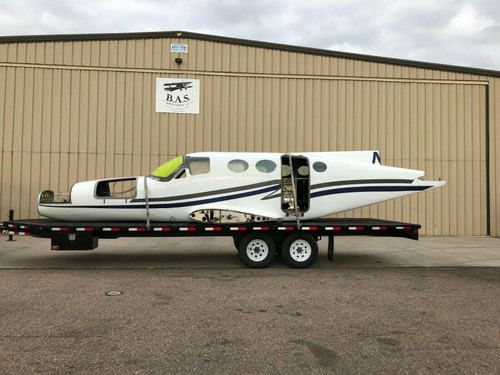 Cessna 421B Fuselage Assembly W/ Bill of Sale, Data Tag, Log Books, & Airworthiness BAS Part Sales | Airplane Parts