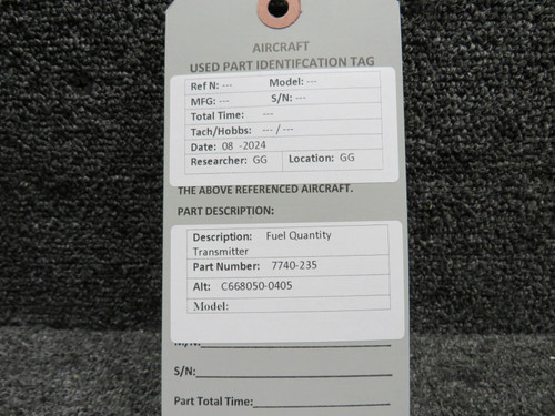 7740-235 (Alt: C668050-0405) Fuel Quantity Transmitter