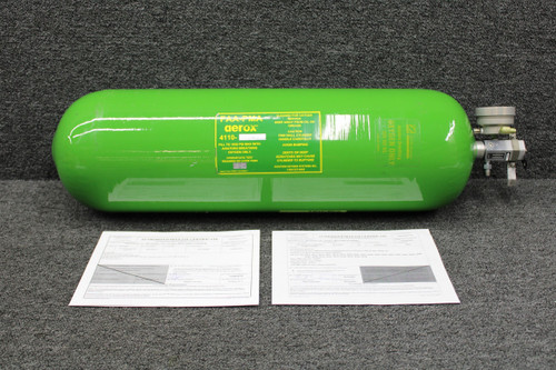 4110-200-4 Aerox Composite Oxygen Cylinder Assembly with Regulator (Has 8130-3)