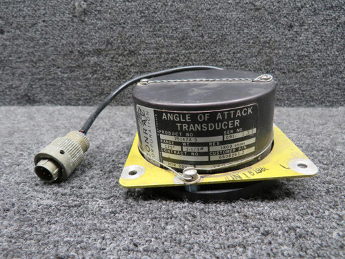Conrac 25147A-5 (Alt: 6608263-2) Conrac Angle of Attack Transducer (Core) (Volts: 28) 
