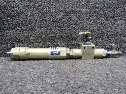 Learjet G-K26044, 2380114-1 LearJet Hydraulic Shuttle Valve and Flow Valve Assembly 