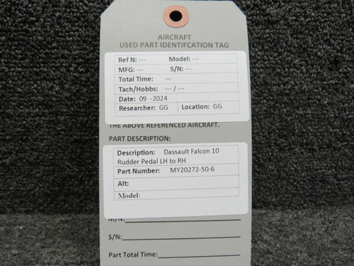 Dassault Falcon F10A-171-127 Dassault Falcon 10 Control Rod Assembly 