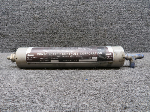 1317W54 (Alt: 3713008) Consolidated Controls Emergency Hydraulic Accumulator
