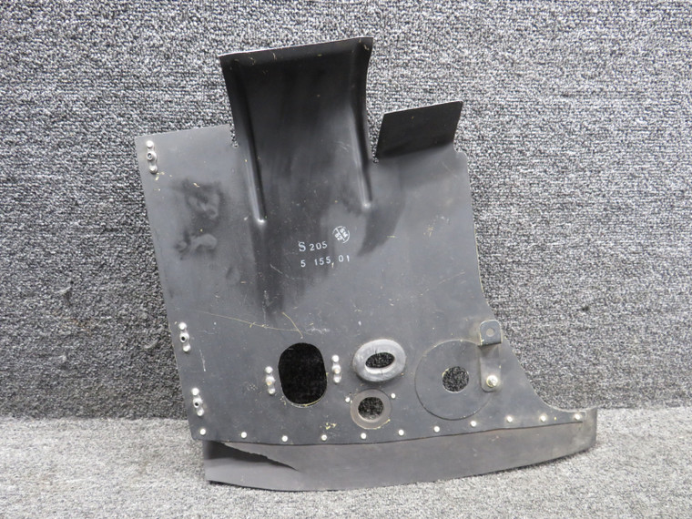 205-5-155-01 SIAI-Marchetti S205 Baffle Assembly LH Aft (Torn)