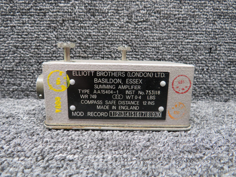 AA15404-1 Elliot Brothers LTD Summing Amplifier (Minus Mount)