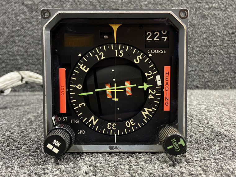 622-4151-013 Collins Avionics HSI-84 Course Select Indicator w Connectors &amp; Mods