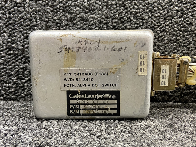 5418408-1 Lear Jet 55 Stall Warning Switch Box Assembly