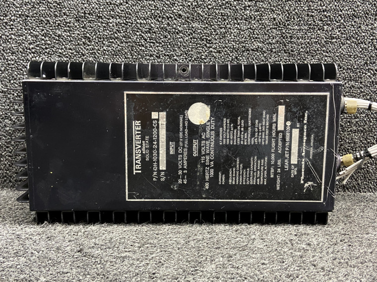 DH-1030-24-1200-CS1L (Alt: 6608109-2) Phoenix Aviation Transverter Unit (20-30V)