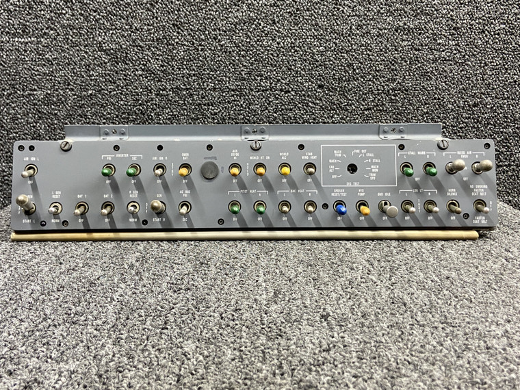 5489119-12 Lear Jet 55 Center Switch Panel Assembly