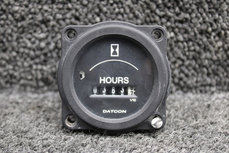102149 Datcon 773-IB Hour Meter Indicator (Volts: 5, 40)(Hours: 363.8)