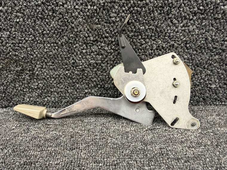 1512280-13 (Use: 1512280-41) Cessna T210L Flap Control Lever w Arm &amp; Indicator