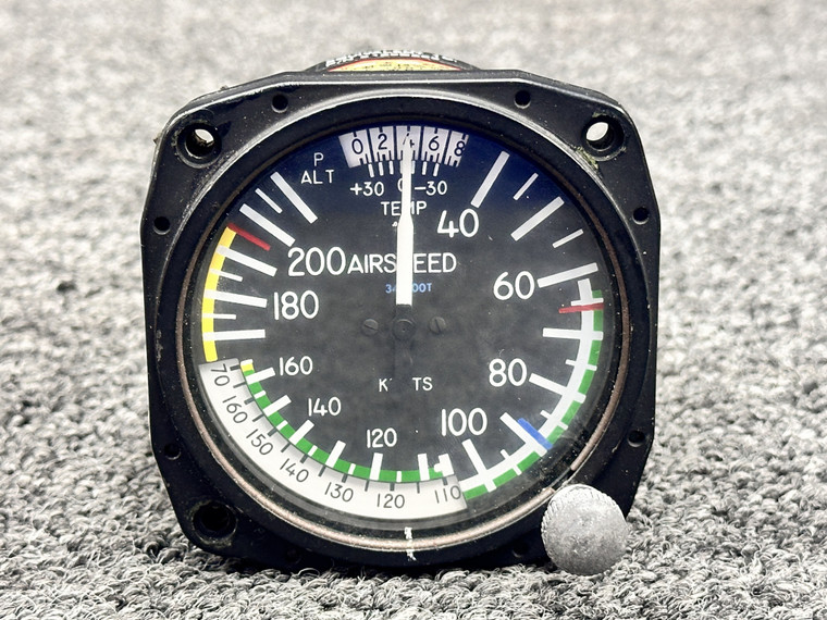 8125 United Instruments True Airspeed Indicator (Knots: 0-210, Code: B.271)