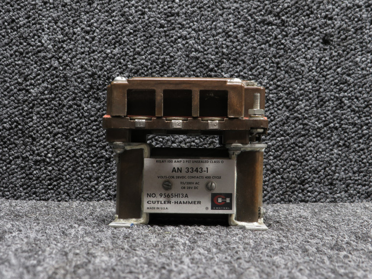 9565H13A (Alt: 5945-00-552-4987) Cutler-Hammer Relay (28V) (100A)