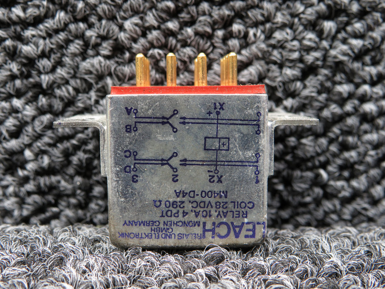 M400-D4A Leach Relay (Volts: 28)(Amps: 10)