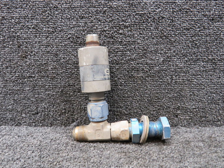 6607A-2-57 Consolidated Controls Pressure Switch with Fittings (Rusted)