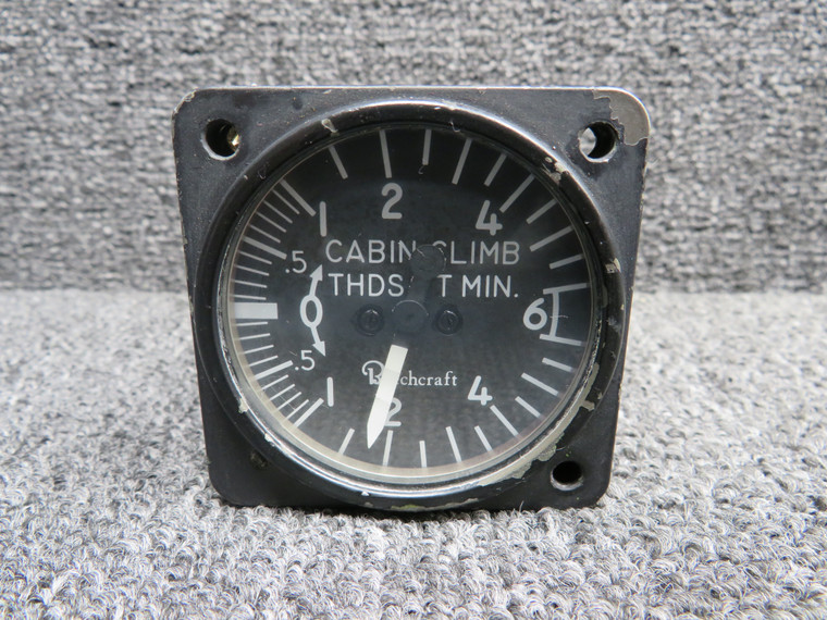 1652-6AW-B6-1 (Alt: 50-380045) Bendix Rate of Climb Indicator (Worn Face)