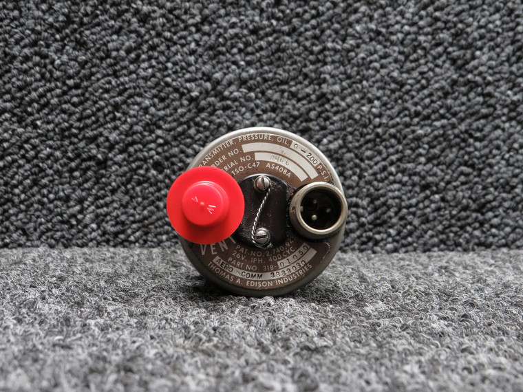 318-01050 (Alt: 3883030) Edison Oil Pressure Transmitter (26V) (0-200PSI)