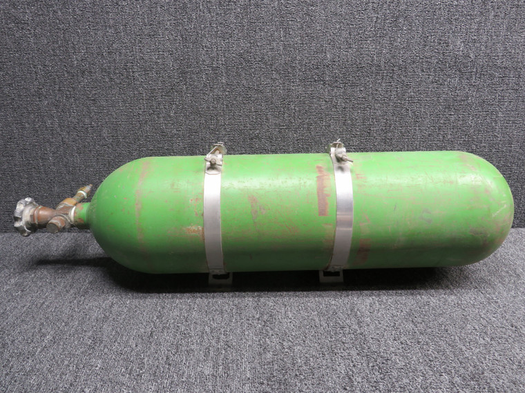 ICC3AA1800, C166007-0102 Oxygen Bottle Assembly with Clamps