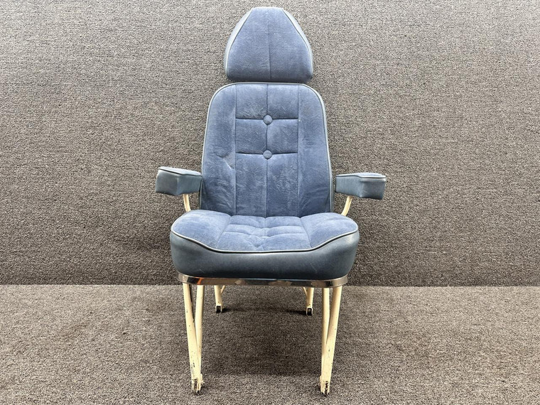 5091402-1 Cessna 411 Passenger Rear Facing Seat with Headrest (Rails: 12.75”)