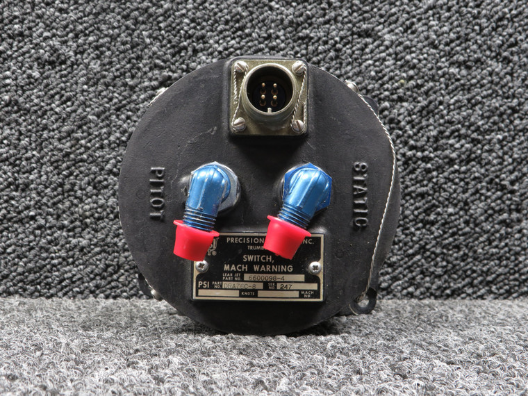 DRA76C-8 (Alt: 6600098-4) Precision Sensors Mach Warning Switch Unit