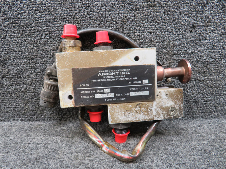 22400-5 (Alt: 101-388008-3) Airight Inc Service Valve (Worn)
