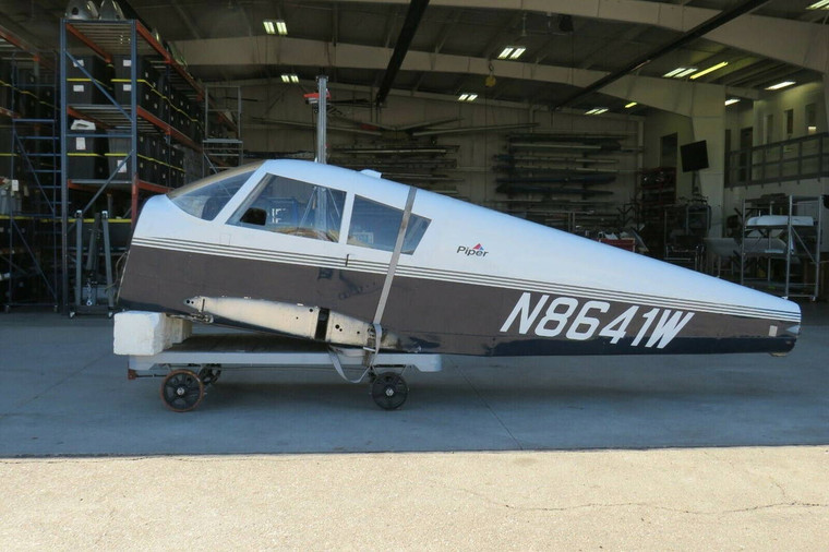 Piper PA28-235 Fuselage w Logs, Data Tag, Airworthiness, and Bill of Sale