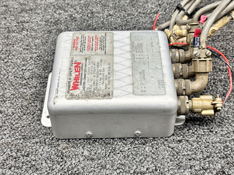 01-0790079-04 Whelen HDA-CF-MS Power Strobe Supply w Connectors (14 or 28V, 7A)