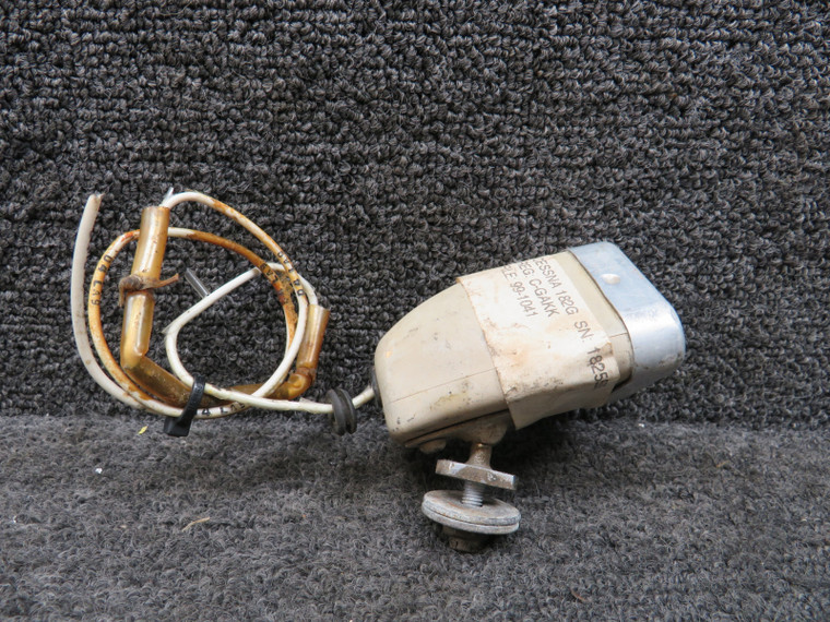 1470089-10-532 Cessna 182G Map Light Assembly with Mount (Worn)