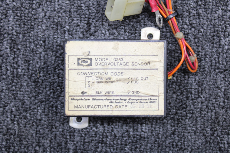 0353 Hopkins Manufacturing Overvoltage Sensor